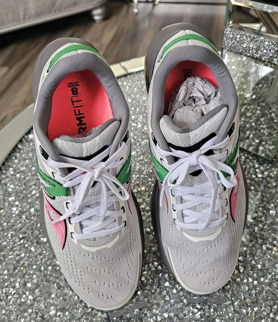 NIB  Saucony Guide 16 White Pink Gravel WOMEN'S SIZE 10.5 thumbnail 3