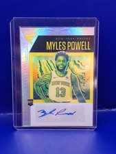 2020 Panini Flux Rookie Signatures Silver Prizm Myles Powell Auto #FRS-MYP MINT