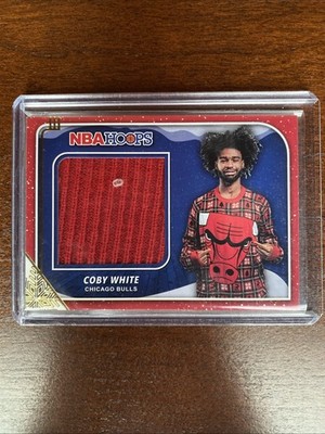 Coby White 2019-20 Panini NBA Hoops RC Sweaters #RS-CBW Chicago Bulls