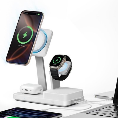 100W 6-in-1 GaN Charging Station with CryoBoost, Compatible with MagSafe Char...