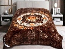 King Size 2 Ply Mink Blanket Heavy Thick Warm Soft Bed Blanket Winter Throw