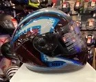 Bell Race Star DLX Flex Xenon Rot/Silber - L