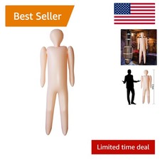 Life Size 60 Inch Inflatable Body for Halloween Decorations and Costume Displays