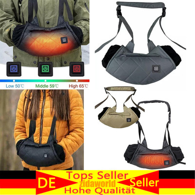 USB-Handwärmer Tasche beheizte Hand Muff mit Heizkissen Outdoor Jagd Camping