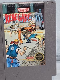 Renegade Nintendo Entertainment System NES 1987 Authentic Game Tested Working