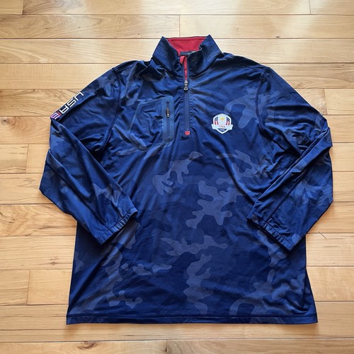 2016 Ryder Cup Ralph Lauren RLX Team USA Large Pullover Quarter Zip Golf Jacket