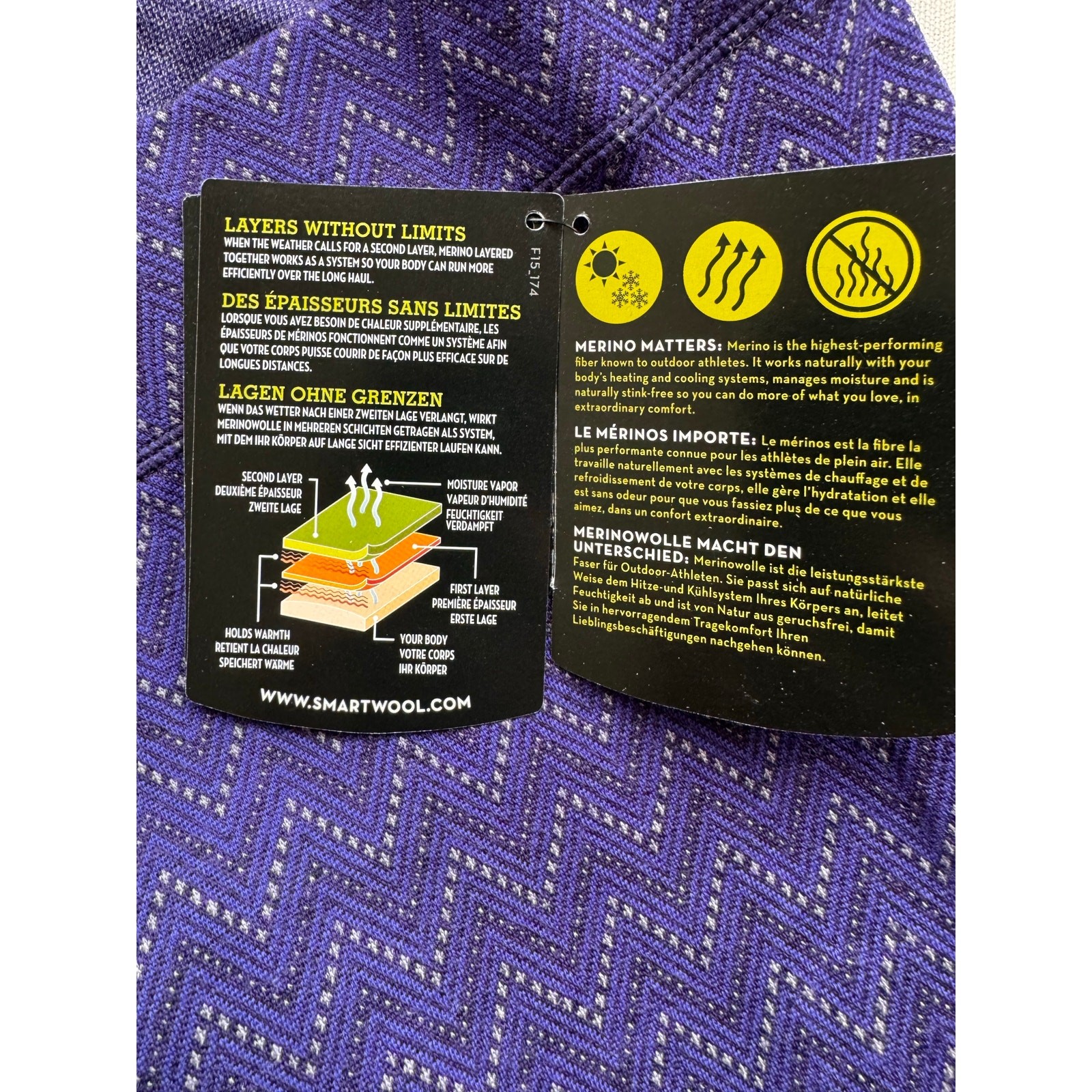 NWT Smartwool Next-to-Skin 250 Base Layer Merino Wool Leggings Size S image 8