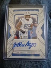 2024 Panini National Treasures Justin Eboigbe Rookie Autograph Error Card