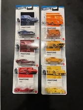 Pantone Complete 6 Car Set 2026 Hot Wheels PANTONE Silver Series Case A