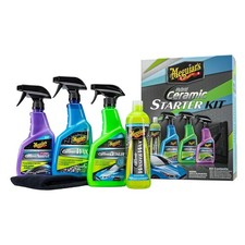  Meguiars Hybrid Ceramic Starter Kit Detailing With Car Wash Wax Detailer 
