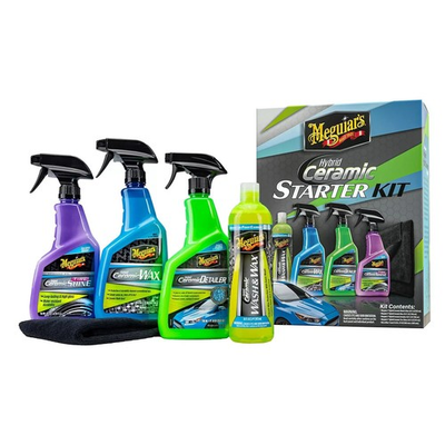 #ad 🚘 Meguiars Hybrid Ceramic Starter Kit Detailing with Car Wash Wax Detailer 🚘 $54.98