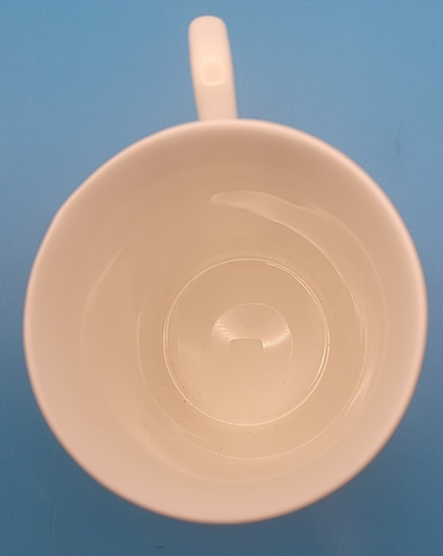 Tazza tazza KULTURGUT AG Royal Bavarian Bone China leoni e cigni bordo oro blu - Foto 7 di 7