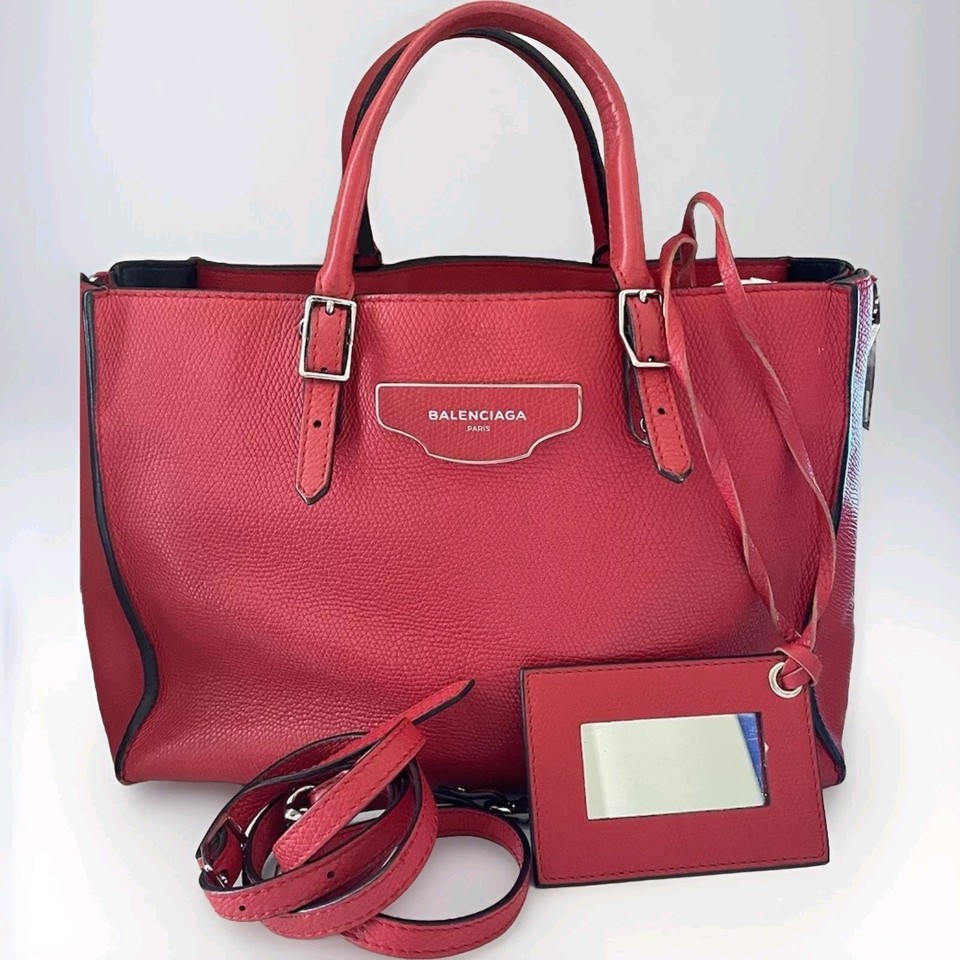 BALENCIAGA Crossbody Two Way Papier Bag AUTH