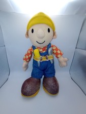 Vintage Bob The Builder Plush Soft Toy  Born to Play 20cm 1998