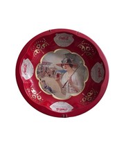 Vintage 1995 Red Metal Coca Cola Tin - Coke Decor - Dish/Bowl Free Shipping