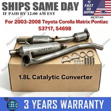 Fit Catalytic Converter For 2003-2008 Toyota Corolla Matrix Pontiac Vibe 1.8l Fit Catalytic Converter For 2003-2008 Toyota Corolla Matrix Pontiac Vibe 1.8l