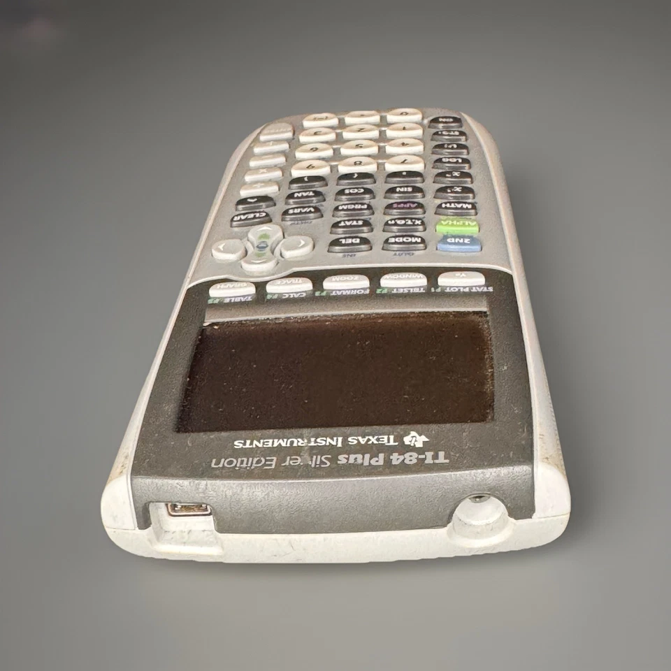 TI-84 Plus Silver Edition Nice Shape Working Condition- Free Shipping - Image 3 of 4