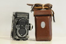 Rolleiflex 3.5F Planar with Cap, Case, Strap  working Meter