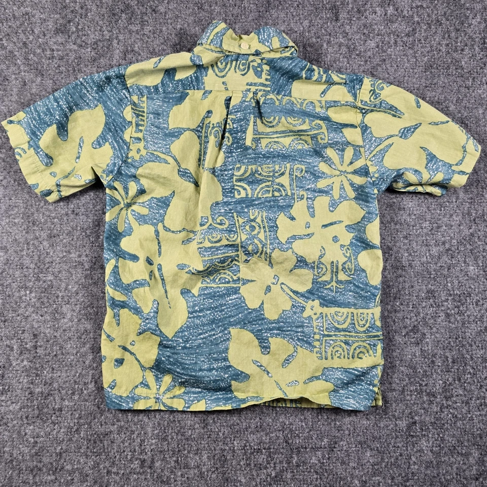 Camisa Reyn Spooner Juvenil XS 4-5 De Colección Hawaiana Hecha en Algodón Hawaiano  Foto 4 de 4