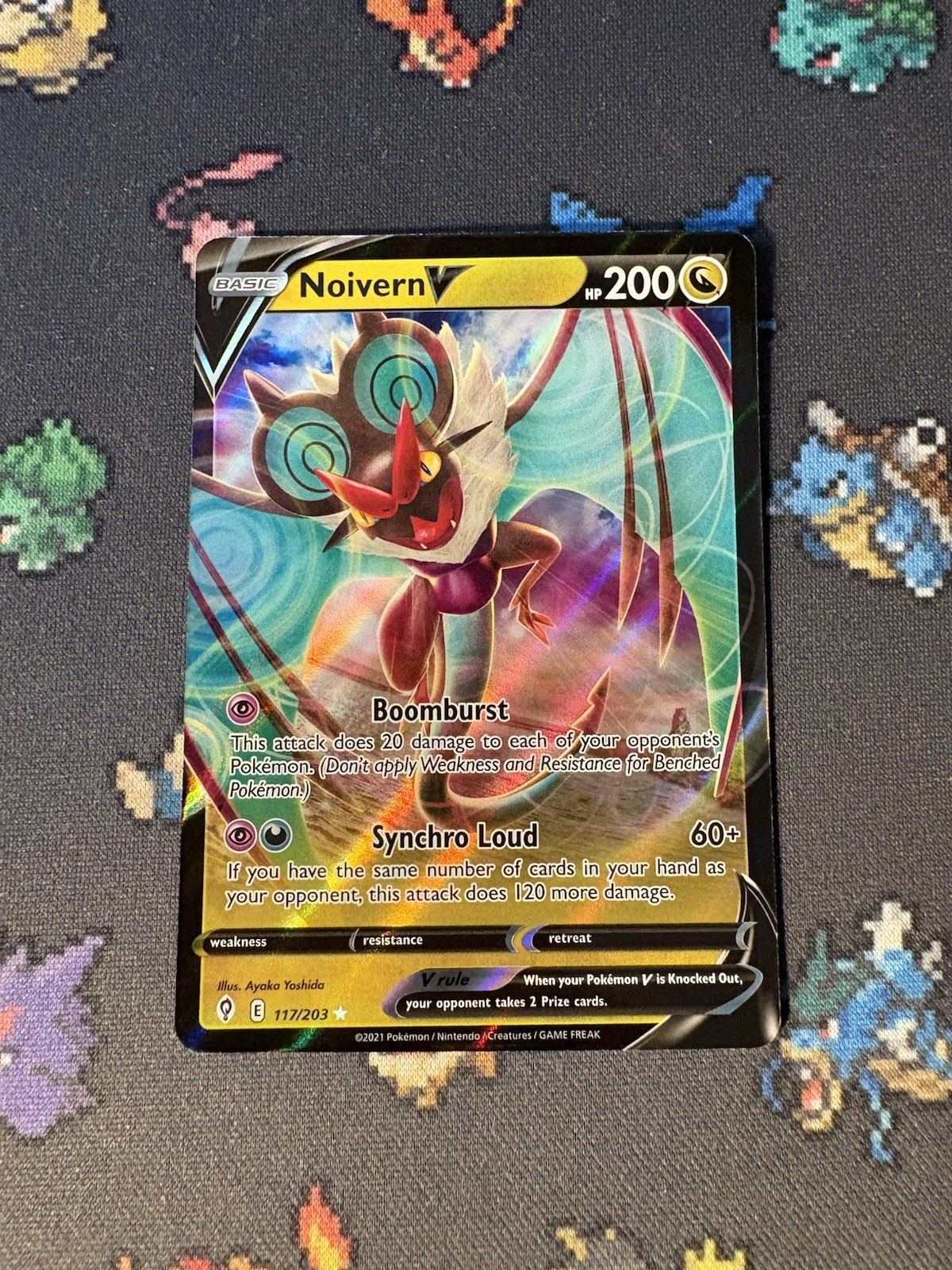 Pokémon Cards Noivern V 117/203 Ultra Rare Evolving Skies - (NM)