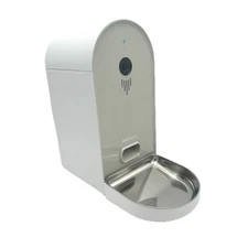DOGNESS Automatic WiFi Dog/Cat Smart Feeder with HD Camera, Grey/Blue, MSRP$179