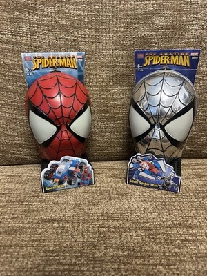Mega Bloks 2005 The Amazing Spider-Man Head Set Of 2 1986, 1910 SEALED Mint