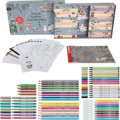 STABILO Tierisch kreativer Familienkalender mit über 50 STABILO Produkten