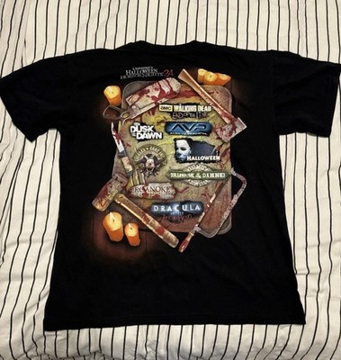 Halloween Horror Nights 24 Fear Will Eat You Alive Tee 2014 Universal Studios M