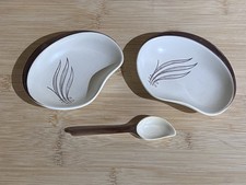 Vintage Carlton Ware Australian Design “Windswept” Spoon And Pair Of Sm Dishes