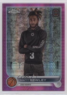 2022 Topps Chrome OTE Overtime Elite Pink Prism Refractor /150 Matt Bewley 5lz