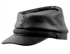 USA Kepi Cap - American Civil War Leather Kepi Cap Replica History Militaria