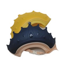 FUNUPUP Duschhaube Kinder Haarpflege Krone Verstellbar Wasserdicht Schutz
