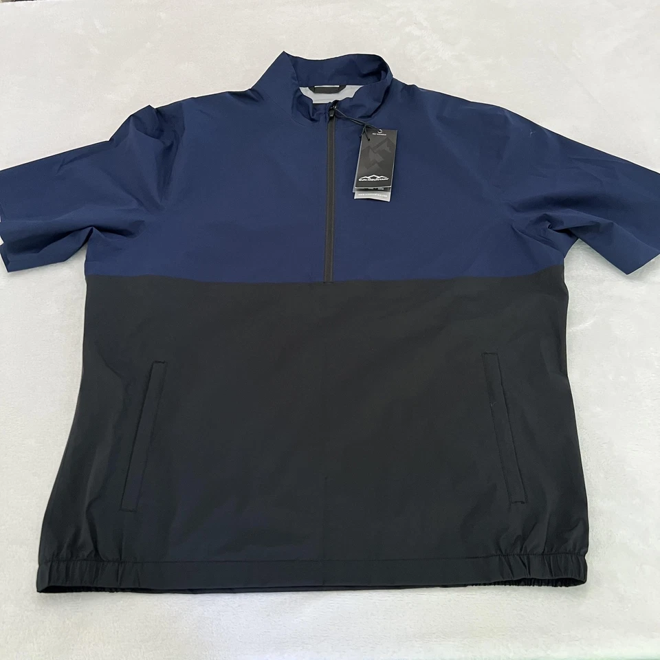 Chaqueta Pullover Sun Mountain Monsoon Para Hombre Grande Impermeable Golf Manga Corta Foto 2 de 4