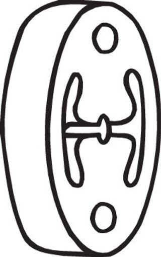Für BOSAL 255-215 MUFFLER HANGER, RUBBER BELT, DAEWOO, HONDA, ROVER
