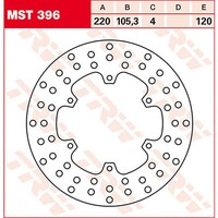 TRW Bremsscheibe (FüR: Benelli Pepe LX 50 SP - 2 Takt 02-06 Vorne )