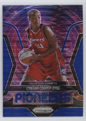 2025 Panini Prizm WNBA Pioneers Blue Pulsar 33/199 Cynthia Cooper #5 HOF 9bg