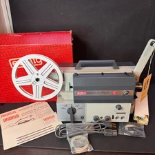 Eumig Mark S 710 D  8mm Super 8 Dual Sound Movie Projector - Needs Belt