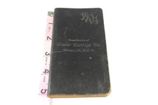 Antique 1903 Staver Carriage Company Chicago Illinois Advertising Memo Book