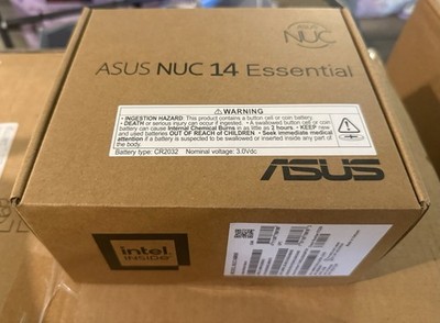 ASUS NUC 14 Essential Mini PC Intel N250 Wi-Fi/BT Black RNUC14MNK250000U