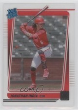 2021 Panini Chronicles Clearly Donruss Rated Rookies Jonathan India #13 00d2