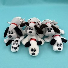 Vintage Pound Puppies Plush 8" Lot Baby Newborns Diapers Grey White Tonka 1986