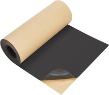 78.7x11.8inch Adhesive EVA Foam Roll, 4mm Black Adhesive EVA Foam Sheets Cosp...