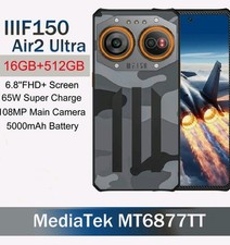 IIIF150 Air2 Ultra 5G 16GB RAM 512GB 6,8 Zoll 108MP Smartphone Grau/Orange glow