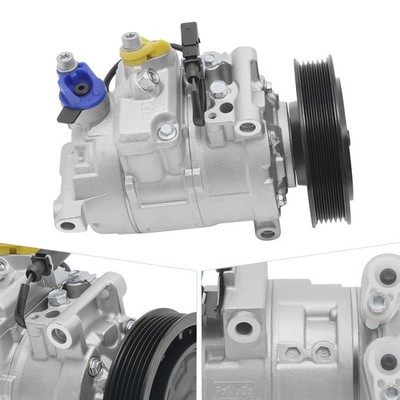 A/C Air Conditioner Compressor w/ Clutch For Audi A6 A7 Q5 S4 S5 2006-2015 3.0L