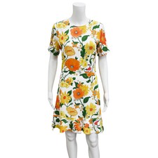STELLA MCCARTNEY | Garden Floral Mini Dress Size 42 Approx US 6 / 8