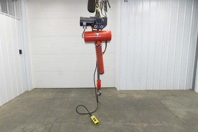 CM Lodestar RRT2 3 Ton Electric Chain Hoist 13' Lift 11/3.5FPM 635 Power Trolley