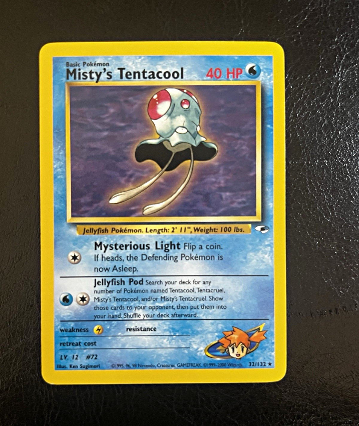 Wizards of the Coast Misty's Tentacool Gym Heroes 32/132 EN Regular Common 40HP