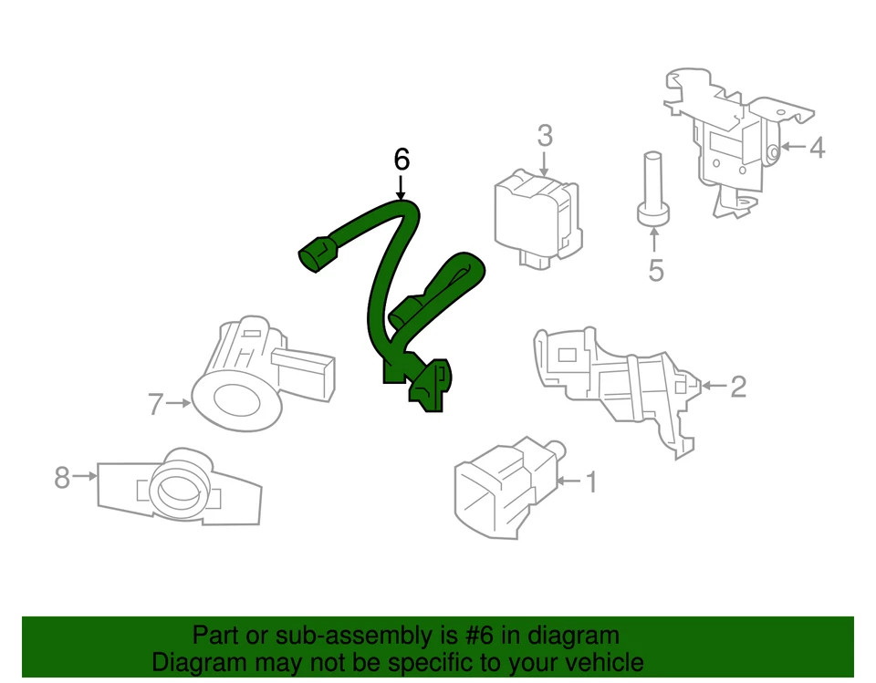 Genuine Nissan Passenger Right Fog Light Lamp Wiring Harness 24030-9HS1A - Image 2 of 2