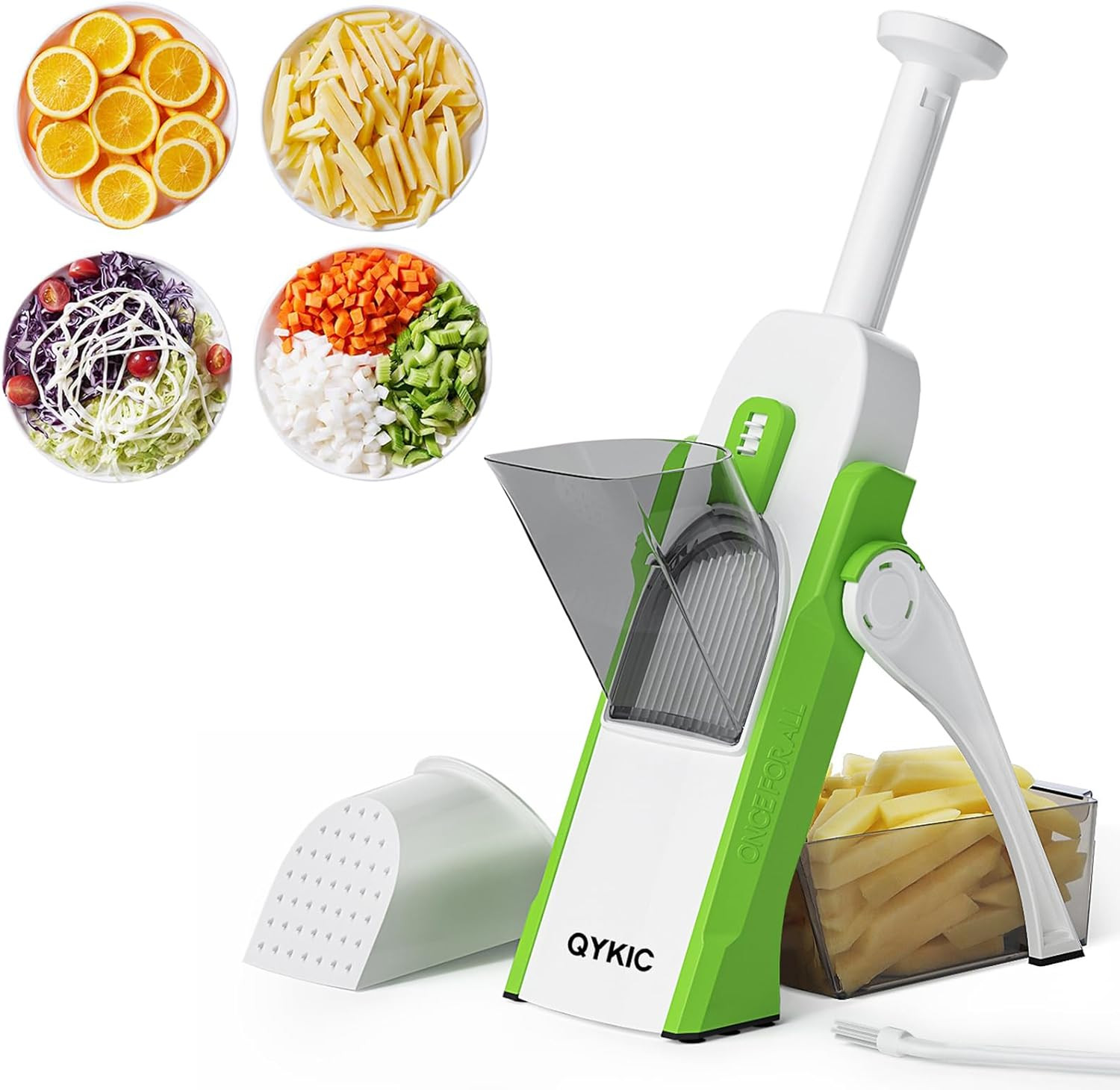 Affettatrice per Mandolina Sicura per Cucina, Tutto in 1 Professionale Regolabil