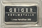 Rare Geiger 1 oz Generation 1 Silver Bar